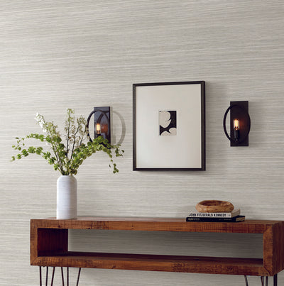 product image for Cattail Weave White Peel & Stick Wallpaper by York Wallcoverings 85