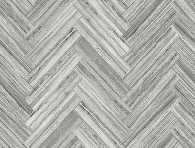 product image of sample hermosa herringbone grey peel and stick wallpaper by york wallcoverings 1 580