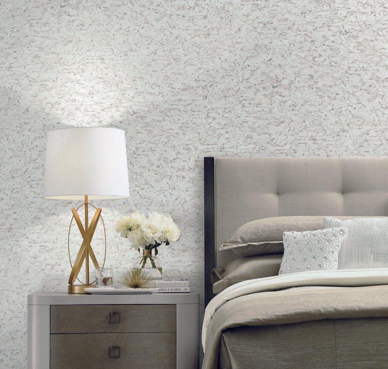 media image for Shimmering Cork White Peel & Stick Wallpaper by York Wallcoverings 257