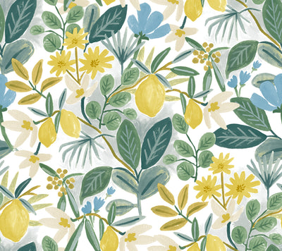 product image of Amalfi Peel & Stick Wallpaper in Blue/Green by York Wallcoverings 576
