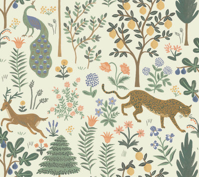 product image of Menagerie Peel & Stick Wallpaper in Cream by York Wallcoverings 581