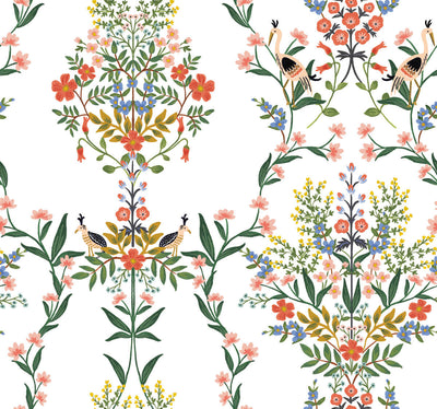 product image of Luxembourg Peel & Stick Wallpaper in White by York Wallcoverings 584