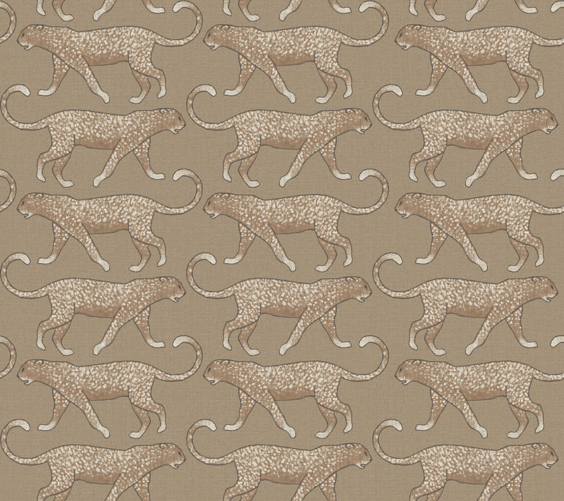 media image for sample big cat walk brown peel and stick wallpaper by york wallcoverings 1 272