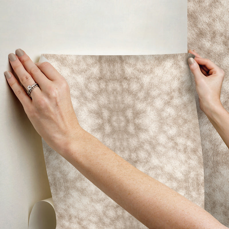 media image for Palomino Tan Peel & Stick Wallpaper by York Wallcoverings 264