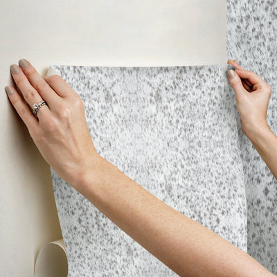 product image for Fleabitten Soft Grey Peel & Stick Wallpaper by York Wallcoverings 61