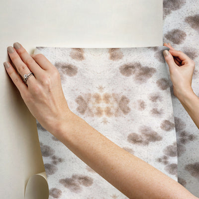 product image for Leopard Appaloosa Off-White Peel & Stick Wallpaper by York Wallcoverings 36