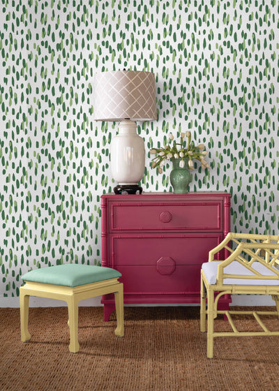 product image for Club House Palm Green Peel & Stick Wallpaper from the Madcap Cottage Collection by York Wallcoverings 82
