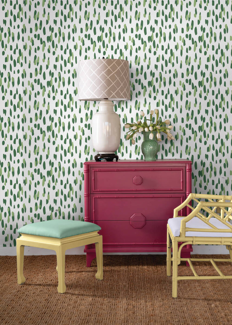 media image for Club House Palm Green Peel & Stick Wallpaper from the Madcap Cottage Collection by York Wallcoverings 245