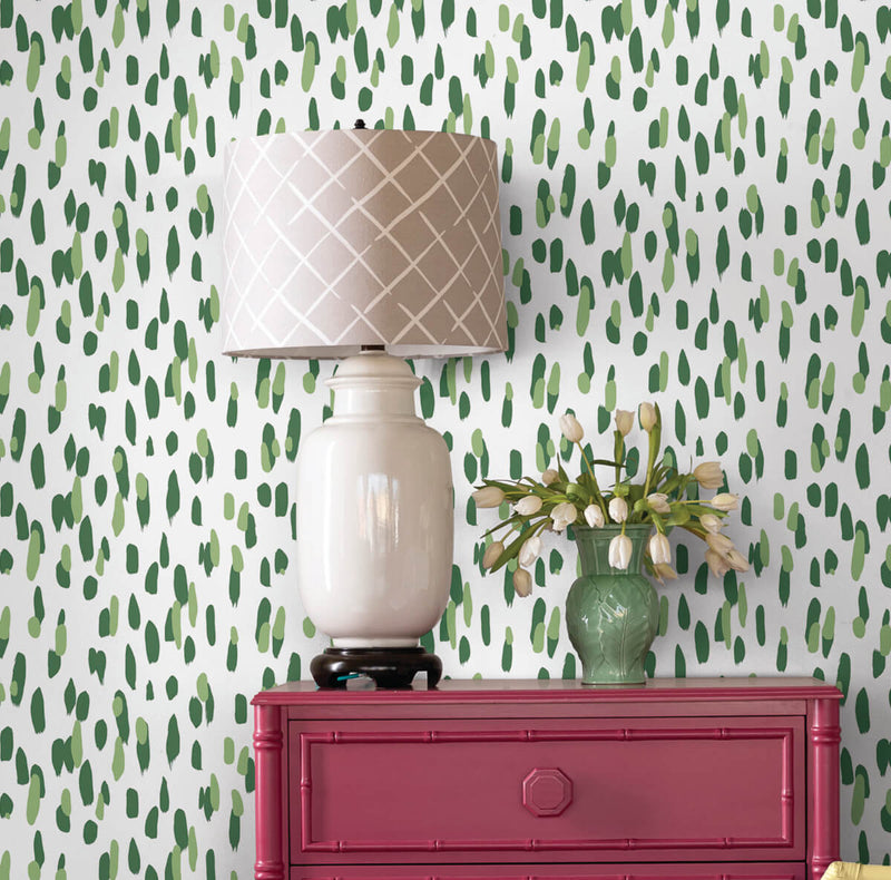 media image for Club House Palm Green Peel & Stick Wallpaper from the Madcap Cottage Collection by York Wallcoverings 21