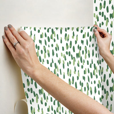 product image for Club House Palm Green Peel & Stick Wallpaper from the Madcap Cottage Collection by York Wallcoverings 37