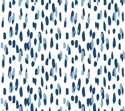 product image of Club House Navy Blue Peel & Stick Wallpaper from the Madcap Cottage Collection by York Wallcoverings 548