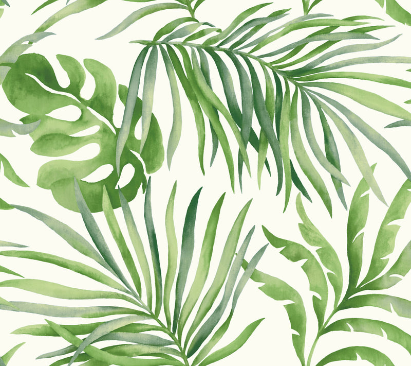 media image for Paradise Palm Green Peel & Stick Wallpaper by Candice Olson 268