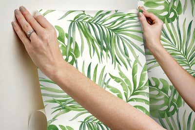 product image for Paradise Palm Green Peel & Stick Wallpaper by Candice Olson 18