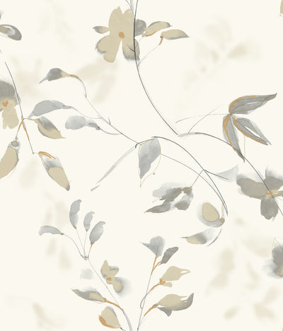 product image for Linden Flower Soft Neutral Peel & Stick Wallpaper by Candice Olson 74