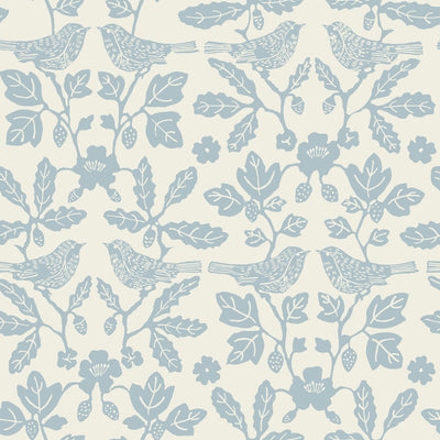product image for Sparrow & Oak Peel & Stick Wallpaper in Glacial Blue 40
