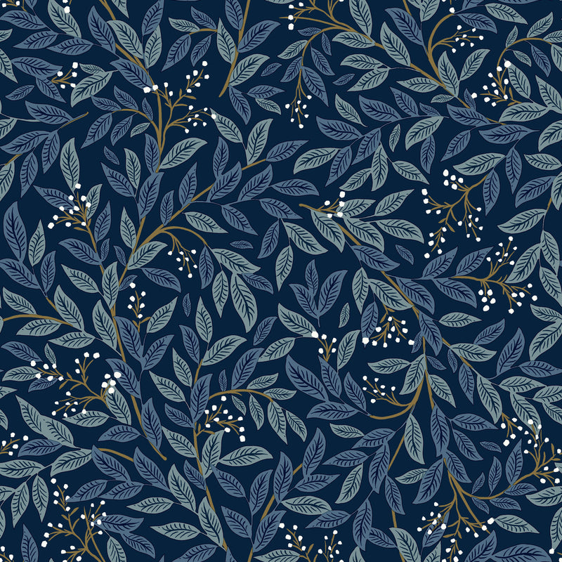 media image for sample willowberry navy peel and stick wallpaper by york wallcoverings 1 296