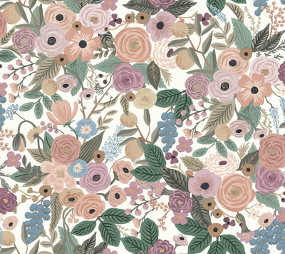 product image for Garden Party Blush Multi Peel & Stick Wallpaper by York Wallcoverings 10