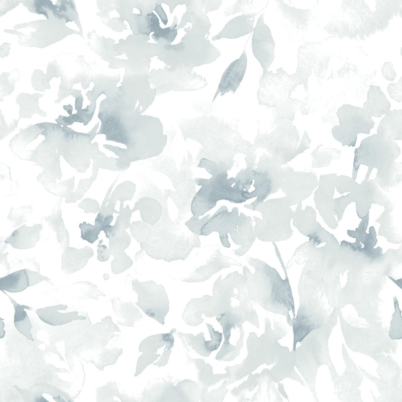media image for Renewed Floral Blue Peel & Stick Wallpaper by Joanna Gaines 25