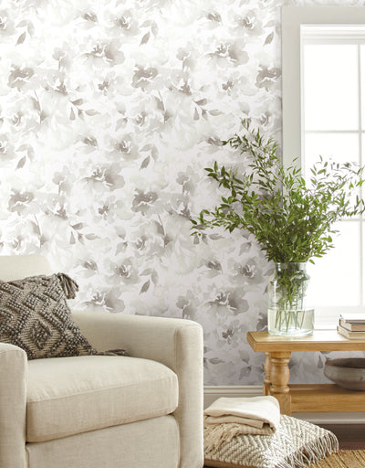 product image for Renewed Floral Neutral Peel & Stick Wallpaper by Joanna Gaines 50