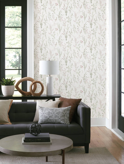 product image for Wildflower Sprigs Peel & Stick Wallpaper in Multicolor 23