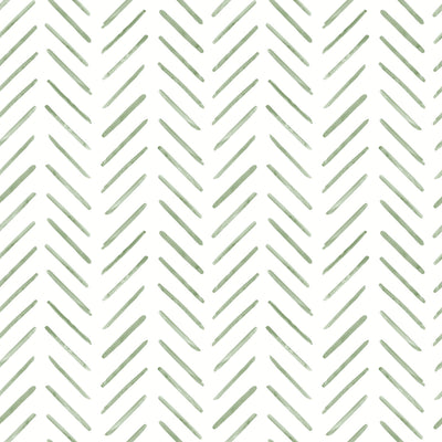 product image for Painted Herringbone Peel & Stick Wallpaper in Fern 90