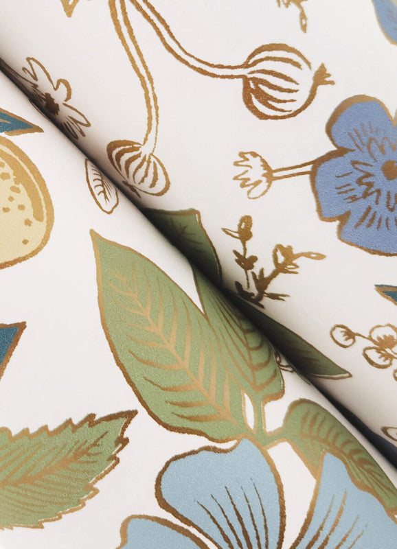 media image for Colette Peel & Stick Wallpaper in Blue Multi 25