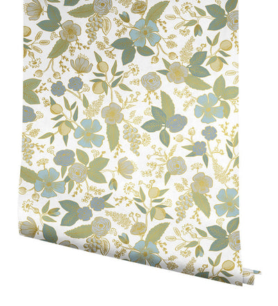 product image for Colette Peel & Stick Wallpaper in Blue Multi 93