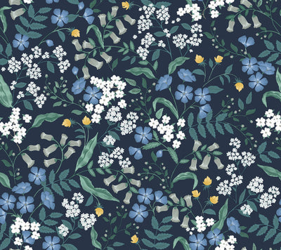 product image for Sweetbrier Peel & Stick Wallpaper in Navy 32