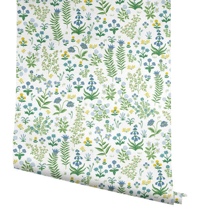 product image for Menagerie Garden Peel & Stick Wallpaper in Blue Multi 96