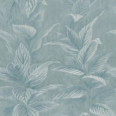 product image of Pastel Palm Mailbu Blue Self-Adhesive Wallpaper from the Wilds Collection by Tempaper 598