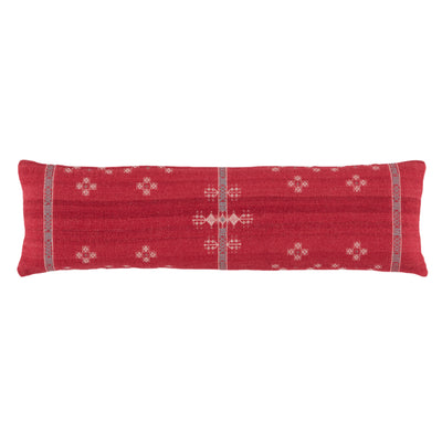 product image for Katara Tribal Pillow in Red & Gray by Jaipur Living 65