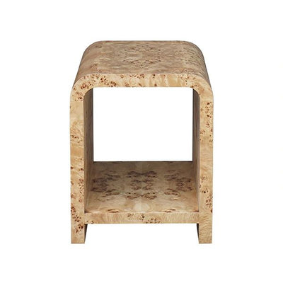product image for putnam waterfall edge two tier side table in burl wood design by bd studio 2 16