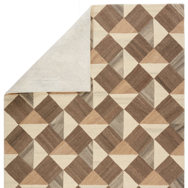 media image for paris handmade geometric brown cream rug by jaipur living 3 275