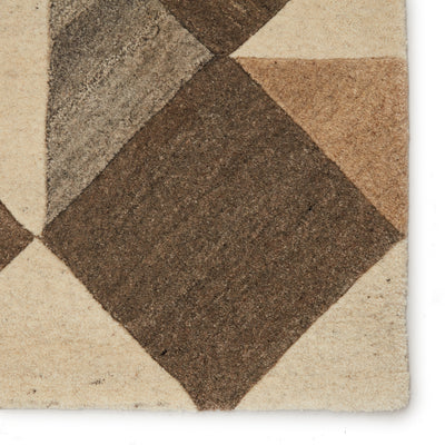 product image for paris handmade geometric brown cream rug by jaipur living 4 16