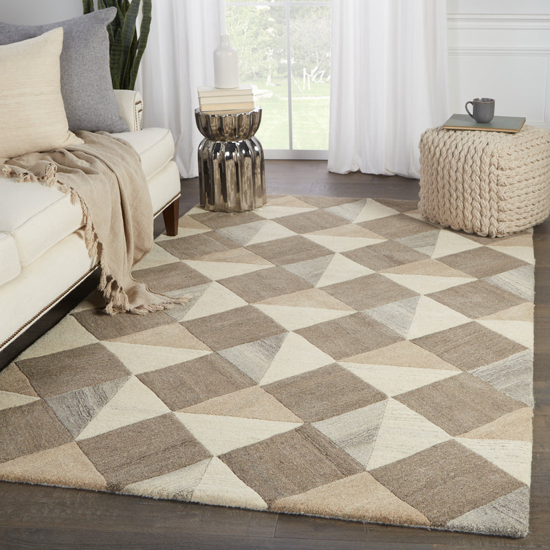 media image for paris handmade geometric brown cream rug by jaipur living 5 274