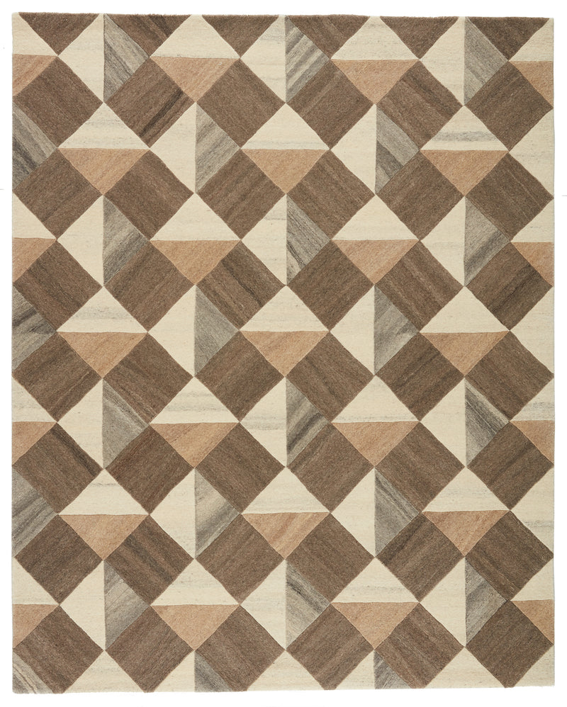 media image for paris handmade geometric brown cream rug by jaipur living 1 241