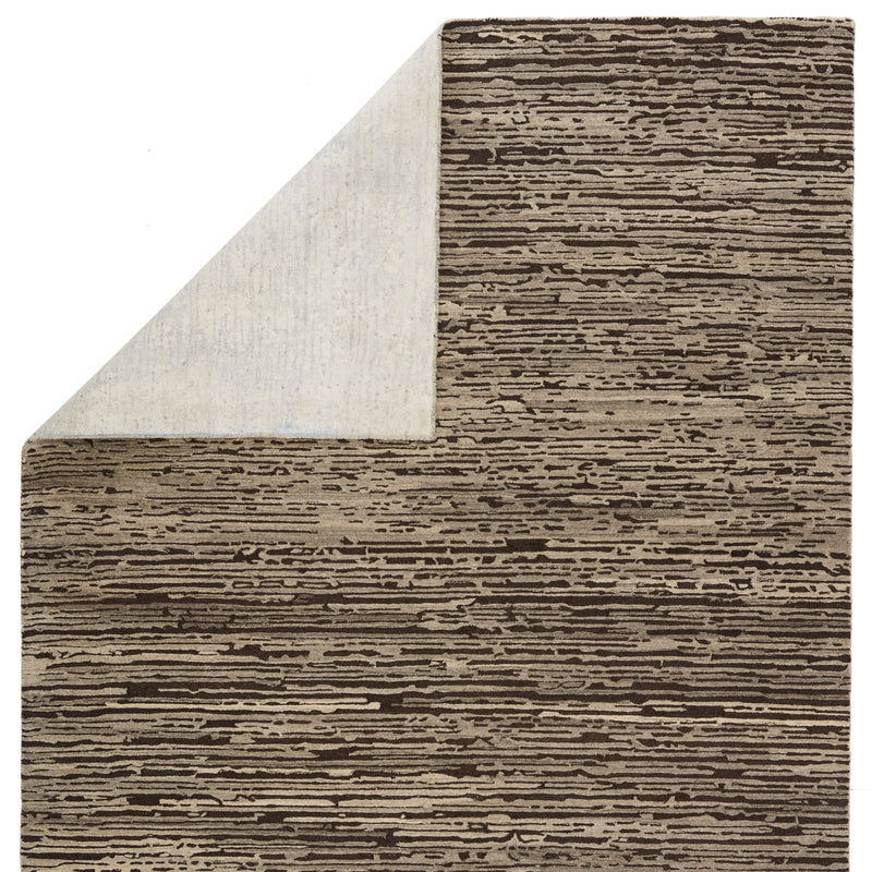 media image for nairobi handmade stripes dark brown light gray rug by jaipur living 3 26