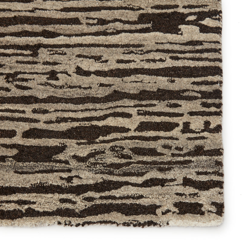 media image for nairobi handmade stripes dark brown light gray rug by jaipur living 4 273