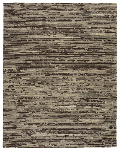 product image for nairobi handmade stripes dark brown light gray rug by jaipur living 1 72