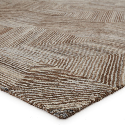 product image for rome handmade geometric brown light gray rug by jaipur living 2 4