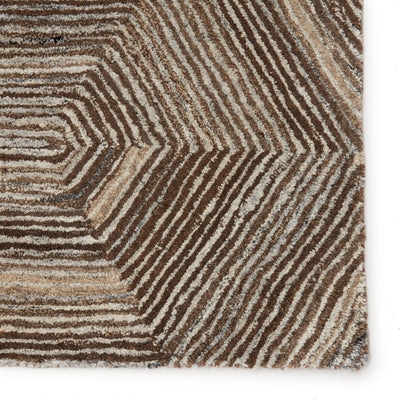 product image for rome handmade geometric brown light gray rug by jaipur living 4 64