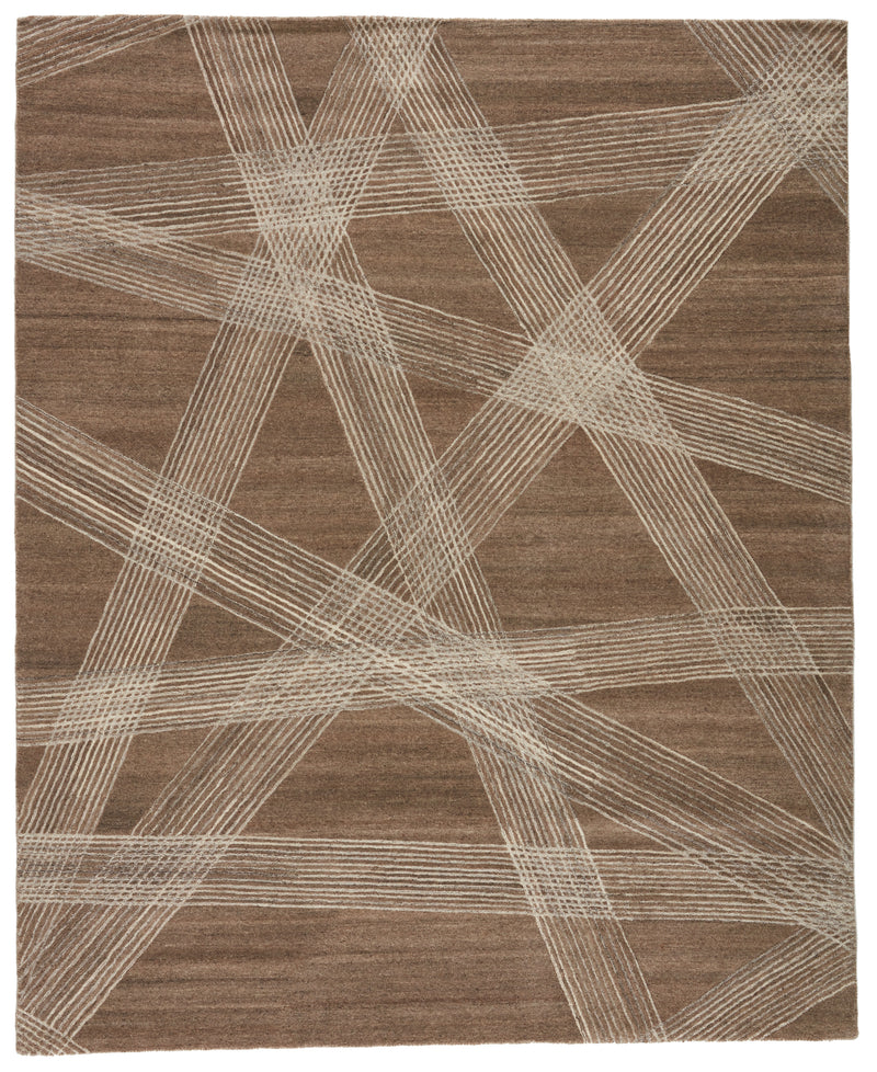 media image for delhi handmade trellis tan light gray rug by jaipur living 1 233