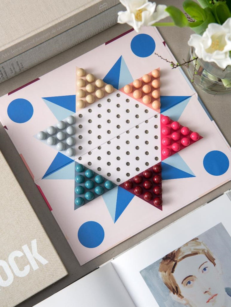 media image for play chinese checkers by printworks pw00539 3 254