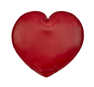 product image of heart paperweight red leather by graphic image 1 573