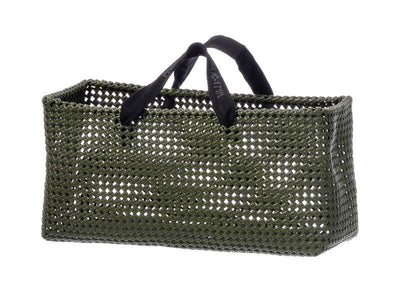 product image of plastic straw bag olive design by puebco 1 594