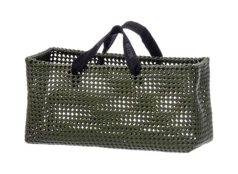 media image for plastic straw bag olive design by puebco 1 248