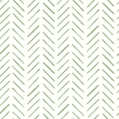 product image of sample painted herringbone wallpaper in fern from the waters edge collection by york wallcoverings 1 575