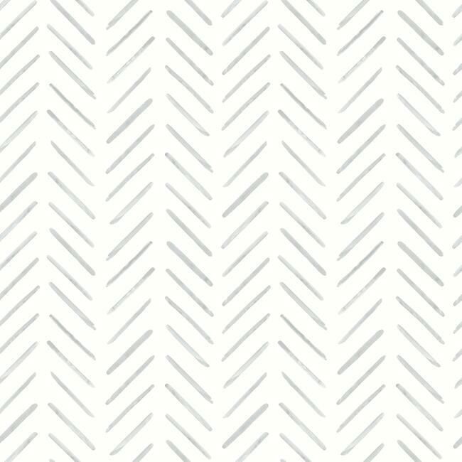 media image for sample painted herringbone wallpaper in fog from the waters edge collection by york wallcoverings 1 213