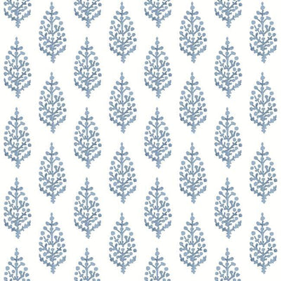 product image of sample paisley on calico wallpaper in blue from the simply farmhouse collection by york wallcoverings 1 597