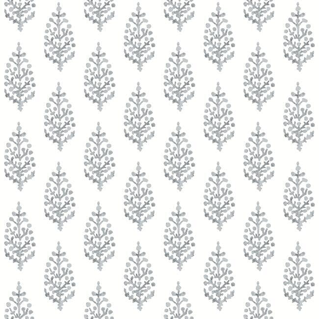 media image for sample paisley on calico wallpaper in grey from the simply farmhouse collection by york wallcoverings 1 261
